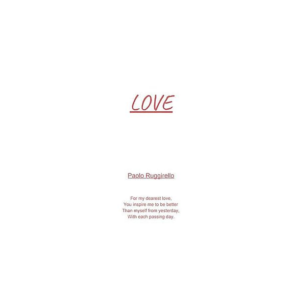 Love (Poetry, #1), Paolo Ruggirello