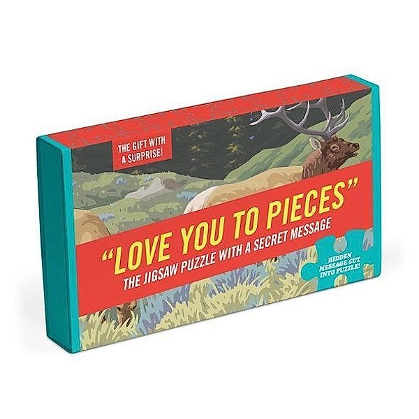 Love You to Pieces  Message Puzzle