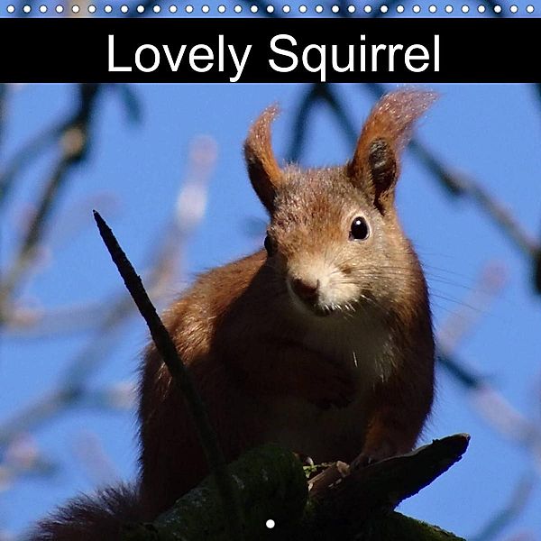 Lovely Squirrel (Wall Calendar 2022 300 × 300 mm Square), Kattobello