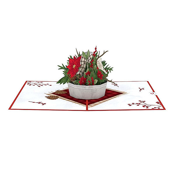 Lovepop Christmas Flower Basket