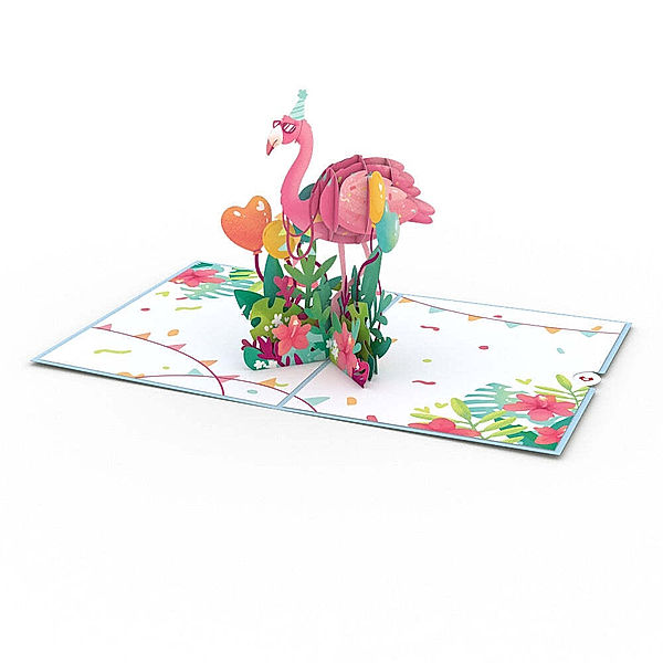 Lovepop Flamazing Birthday Flamingo Pop-Up Card