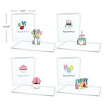 Happy Birthday Card with Mini Bouquet