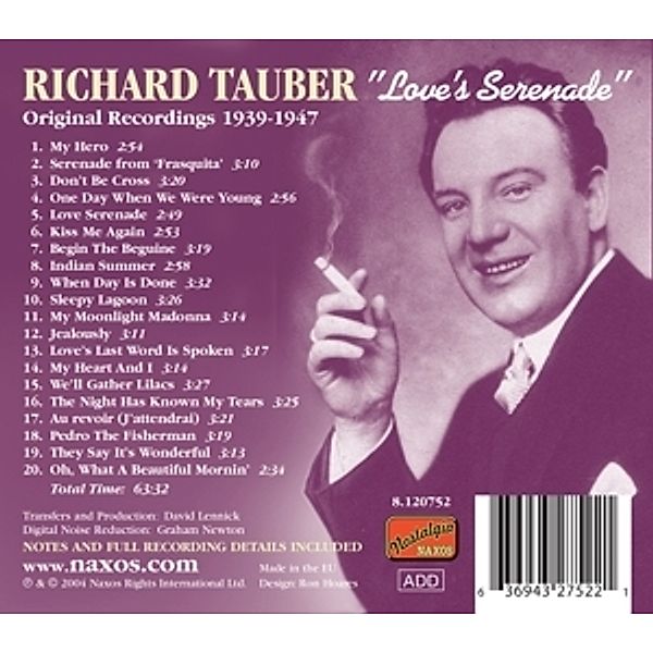 Love'S Serenade, Richard Tauber