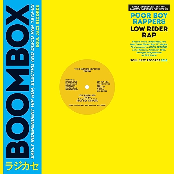 Low Rider Rap (Vocal)/Low Rider Rap (Instrumental) (Vinyl), Poor Boy Rappers