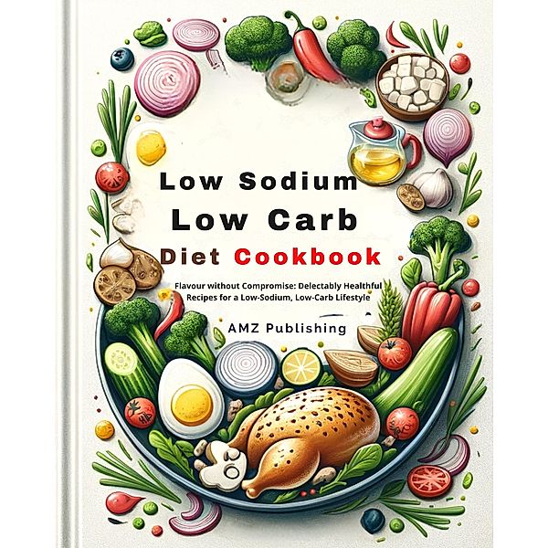 Low Sodium, Low Carb Diet Cookbook :  Flavour without Compromise: Delectably Healthful Recipes for a Low-Sodium, Low-Carb Lifestyle, Amz Publishing