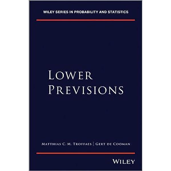 Lower Previsions / Wiley Series in Probability and Statistics, Matthias C. M. Troffaes, Gert de Cooman