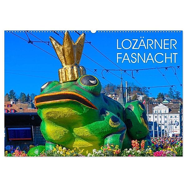 Lozärner Fasnacht (Wandkalender 2024 DIN A2 quer), CALVENDO Monatskalender, Renaldo Caumont