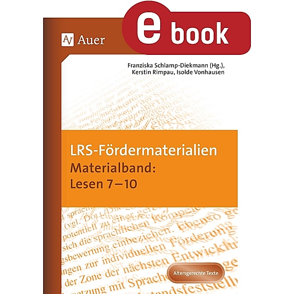 LRS-Fördermaterialien 4 / Auer LRS-Programm