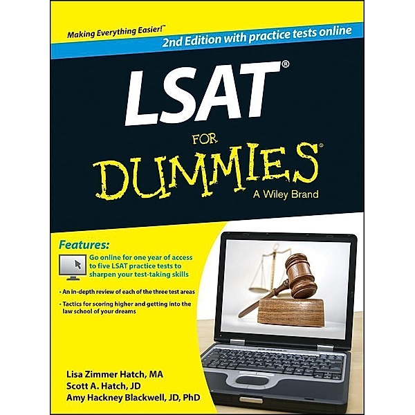 LSAT For Dummies (with Free Online Practice Tests), Lisa Zimmer Hatch, Scott A. Hatch, Amy Hackney Blackwell