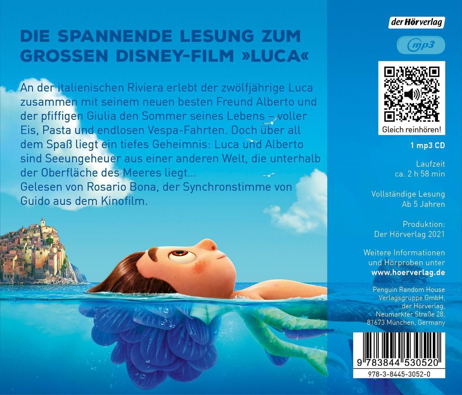 Luca, 1 Audio-CD, 1 MP3 Hörbuch jetzt bei Weltbild.ch bestellen