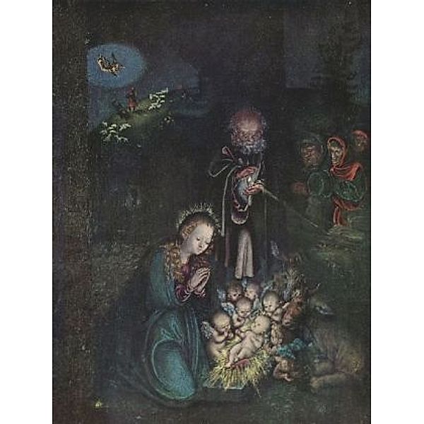 Lucas Cranach d. Ä. - Geburt Christi (Heilige Nacht, Weihnacht) - 200 Teile (Puzzle)