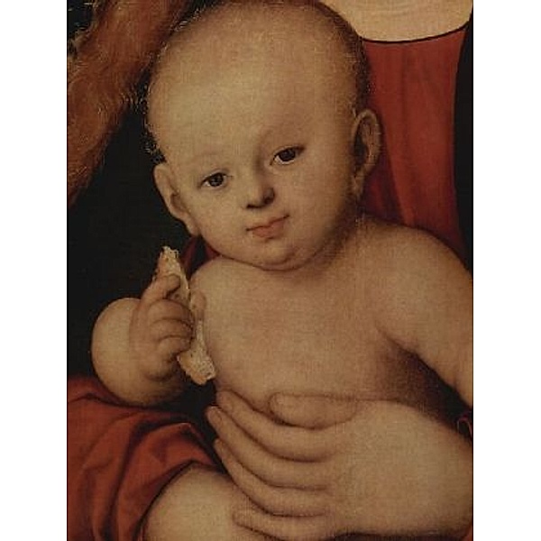 Lucas Cranach d. Ä. - Madonna unter dem Apfelbaum, Detail: Christuskind - 2.000 Teile (Puzzle)