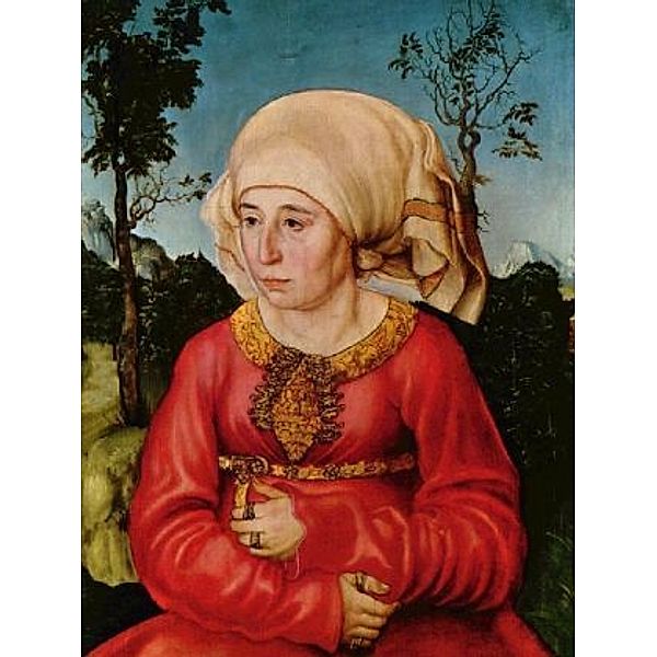 Lucas Cranach d. Ä. - Porträt der Gattin des Dr. Johann Stephan Reuss - 500 Teile (Puzzle)