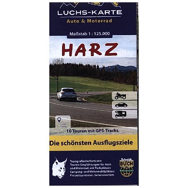 Luchskarte Harz Auto & Motorrad, Bernhard Spachmüller