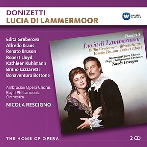 Lucia Di Lammermoor, E. Gruberova, A. Kraus, N. Rescigno, Rpo