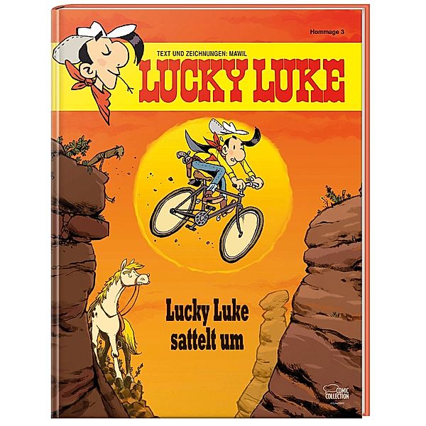 Lucky Luke sattelt um / Lucky Luke Hommage Bd.3, Mawil