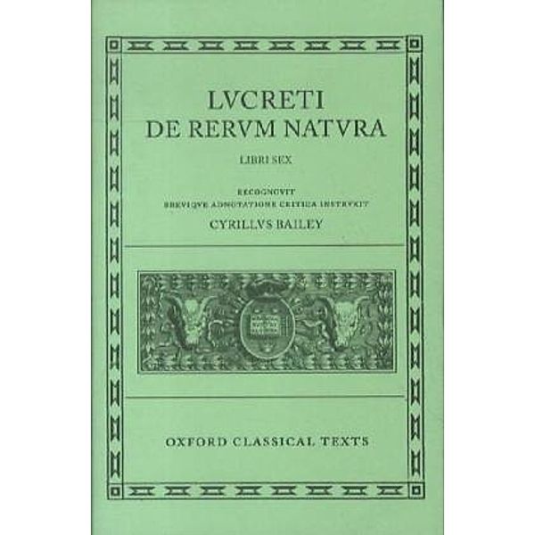 Lucretius De Rerum Natura, Lucretius