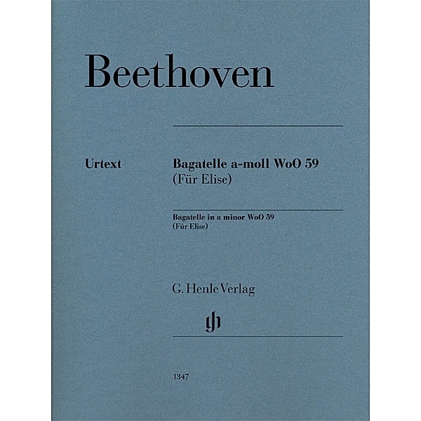 Ludwig van Beethoven - Bagatelle a-moll WoO 59 (Für Elise), Ludwig van Beethoven - Bagatelle a-moll WoO 59 (Für Elise)