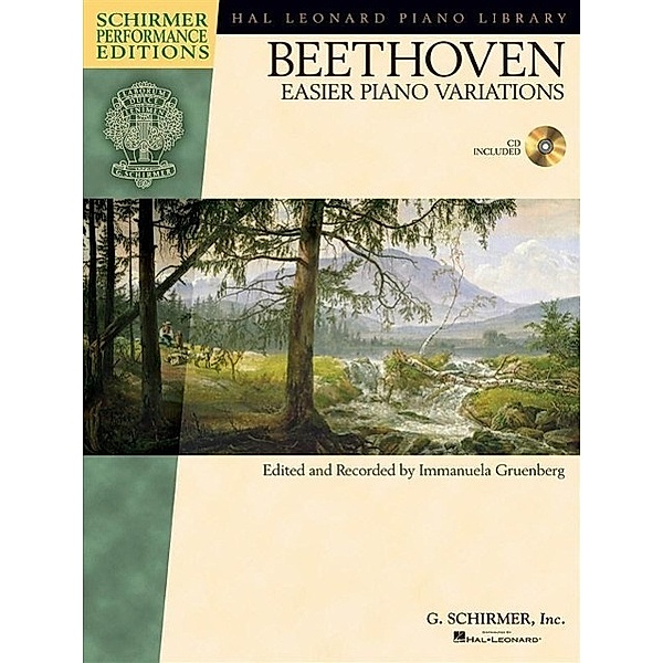Ludwig Van Beethoven - Easier Piano Variations: With a CD of Performances Schirmer Performance Editions