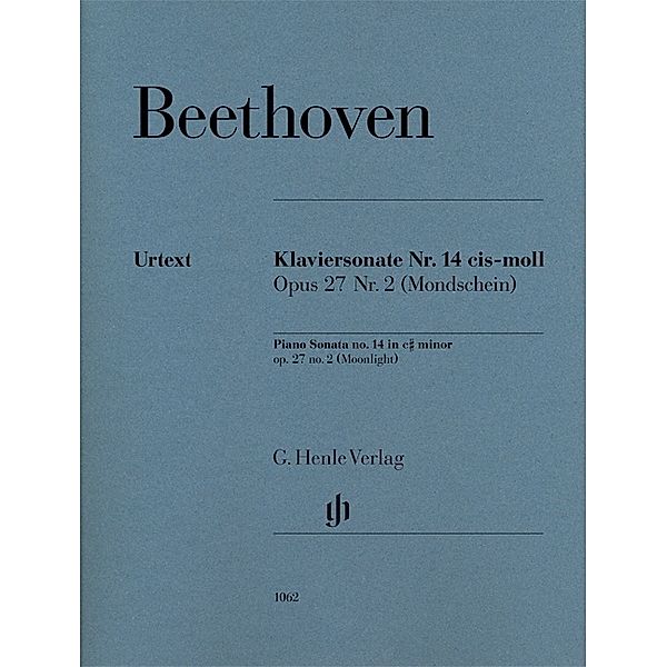 Ludwig van Beethoven - Klaviersonate Nr. 14 cis-moll op. 27 Nr. 2 (Mondscheinsonate), Ludwig van Beethoven - Klaviersonate Nr. 14 cis-moll op. 27 Nr. 2 (Mondscheinsonate)