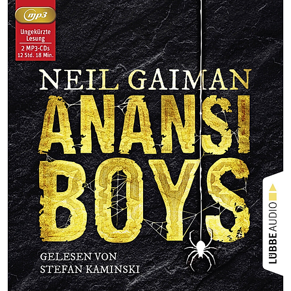 Lübbe Audio - Anansi Boys,2 Audio-CD, 2 MP3, Neil Gaiman