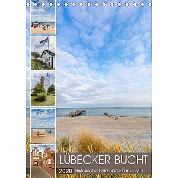 LÜBECKER BUCHT Historische Orte und Strandidylle (Tischkalender 2020 DIN A5 hoch), Melanie Viola