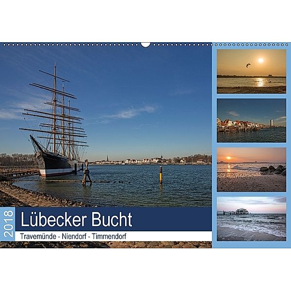 Lübecker Bucht - Travemünde - Niendorf - Timmendorf (Wandkalender 2018 DIN A2 quer) Dieser erfolgreiche Kalender wurde d, Andrea Potratz