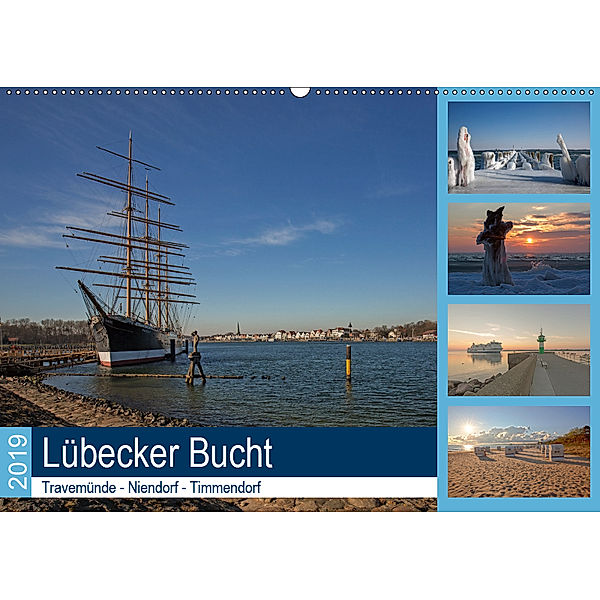 Lübecker Bucht - Travemünde - Niendorf - Timmendorf (Wandkalender 2019 DIN A2 quer), Andrea Potratz