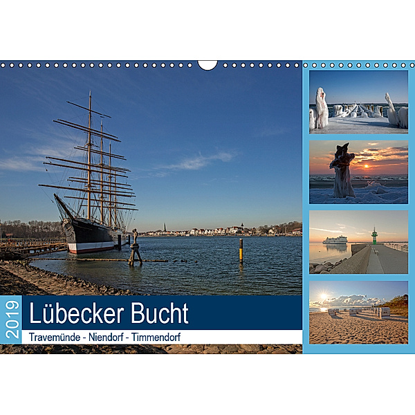 Lübecker Bucht - Travemünde - Niendorf - Timmendorf (Wandkalender 2019 DIN A3 quer), Andrea Potratz