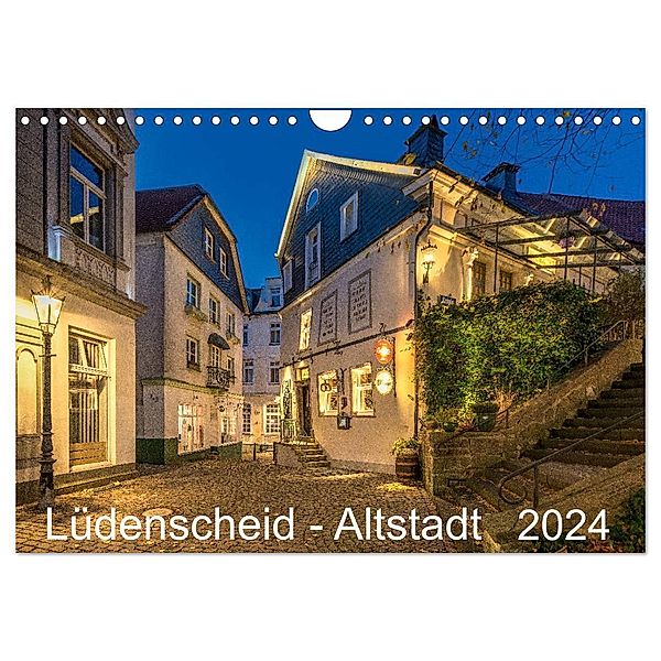 Lüdenscheid - Die Altstadt 2024 (Wandkalender 2024 DIN A4 quer), CALVENDO Monatskalender, Lothar Borchert