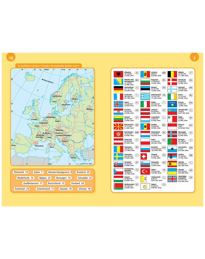 Klasse Europa: Diercke LÜK-Übungshefte: LÜK: 6 LÜK-Übungshefte: Sachunterricht und Erdkunde Erdkunde/Geographie: Diercke Europa: Welche Staaten gehören zu Europa?