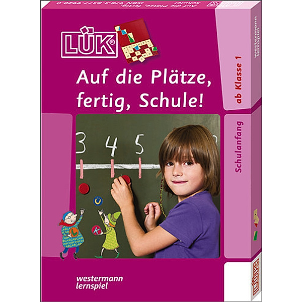 Westermann Lernwelten, LÜK LÜK – Set – Auf die Plätze, fertig, Schule! - Deutsch/Mathe ab Klasse 1