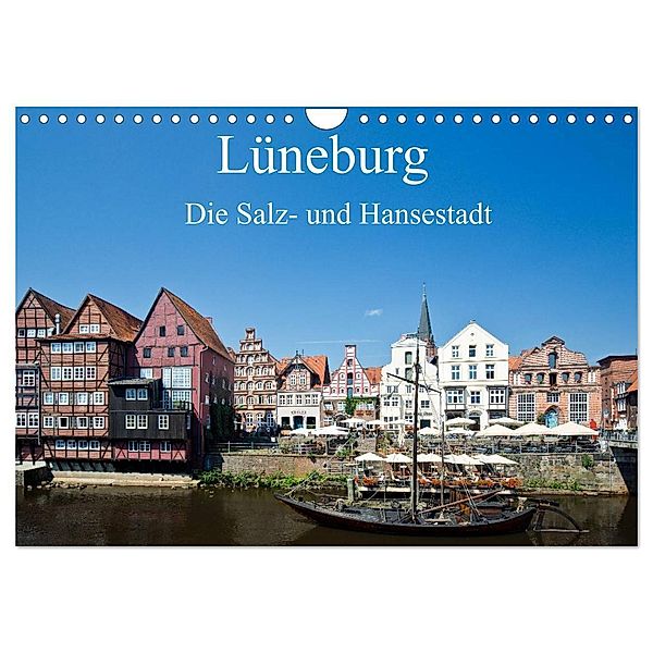 Lüneburg - Die Salz- und Hansestadt (Wandkalender 2024 DIN A4 quer), CALVENDO Monatskalender, Akrema-Photography