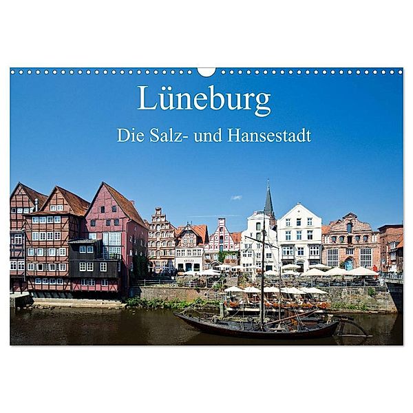 Lüneburg - Die Salz- und Hansestadt (Wandkalender 2024 DIN A3 quer), CALVENDO Monatskalender, Akrema-Photography