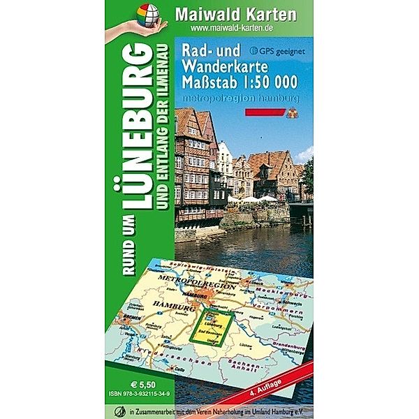 Lüneburg Rad- und Wanderkarte, Detlef Maiwald, Björn Maiwald