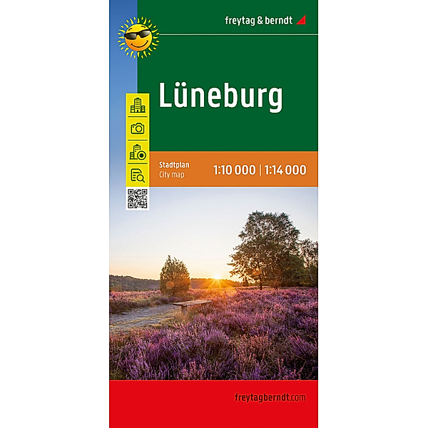 Lüneburg, Stadtplan 1:14.000, freytag & berndt