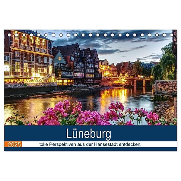 Lüneburg (Tischkalender 2025 DIN A5 quer), CALVENDO Monatskalender, Calvendo, TimosBlickfang