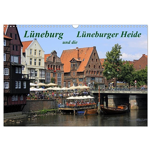 Lüneburg und die Lüneburger Heide (Wandkalender 2024 DIN A3 quer), CALVENDO Monatskalender, lothar reupert