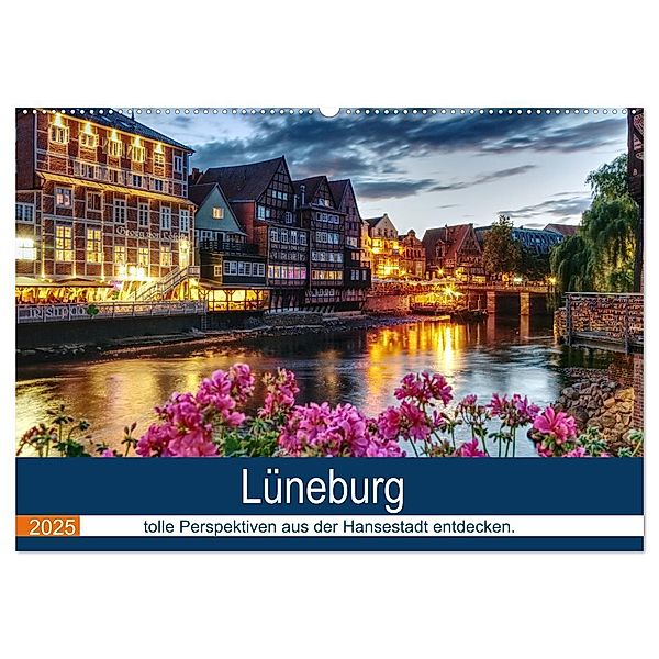 Lüneburg (Wandkalender 2025 DIN A2 quer), CALVENDO Monatskalender, Calvendo, TimosBlickfang