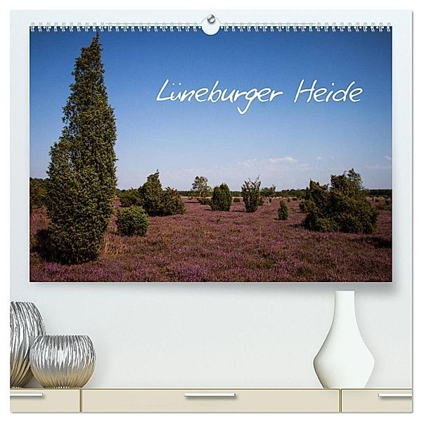 Lüneburger Heide (hochwertiger Premium Wandkalender 2024 DIN A2 quer), Kunstdruck in Hochglanz, Jeanette Dobrindt