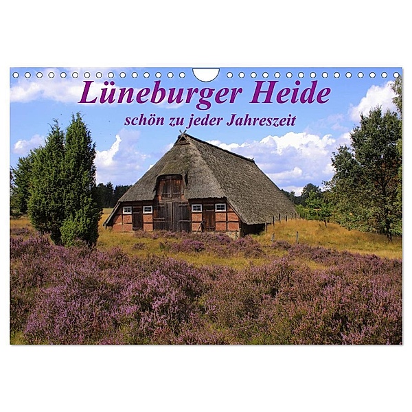 Lüneburger Heide - schön zu jeder Jahreszeit (Wandkalender 2024 DIN A4 quer), CALVENDO Monatskalender, lothar reupert