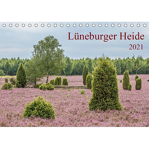 Lüneburger Heide (Tischkalender 2021 DIN A5 quer), Thomas Leonhardy