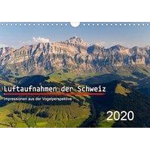 Luftaufnahmen der Schweiz (Wandkalender 2020 DIN A4 quer), Tis Meyer