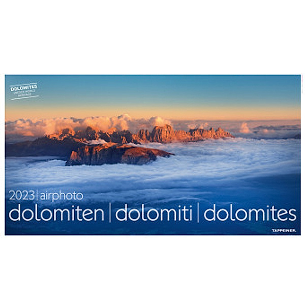 Luftbildkalender Dolomiten 2023