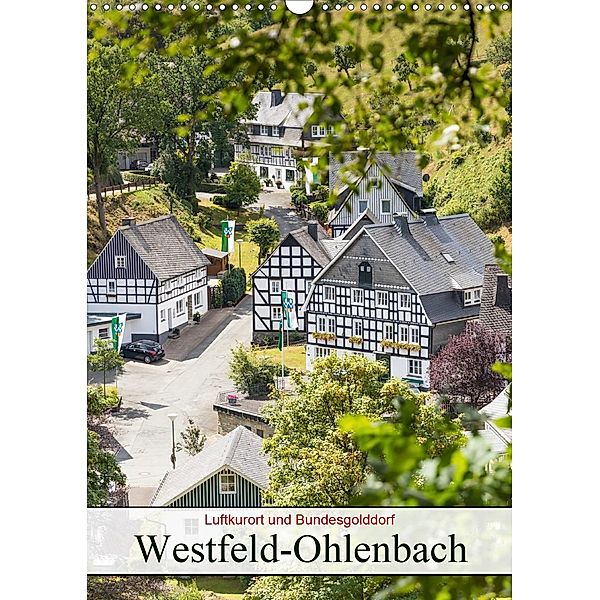 Luftkurort und Bundesgolddorf Westfeld-Ohlenbach (Wandkalender 2021 DIN A3 hoch), Heidi Bücker