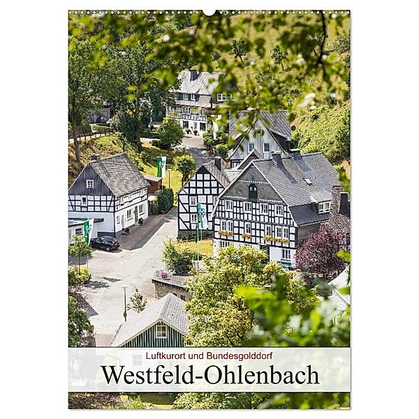 Luftkurort und Bundesgolddorf Westfeld-Ohlenbach (Wandkalender 2024 DIN A2 hoch), CALVENDO Monatskalender, Heidi Bücker