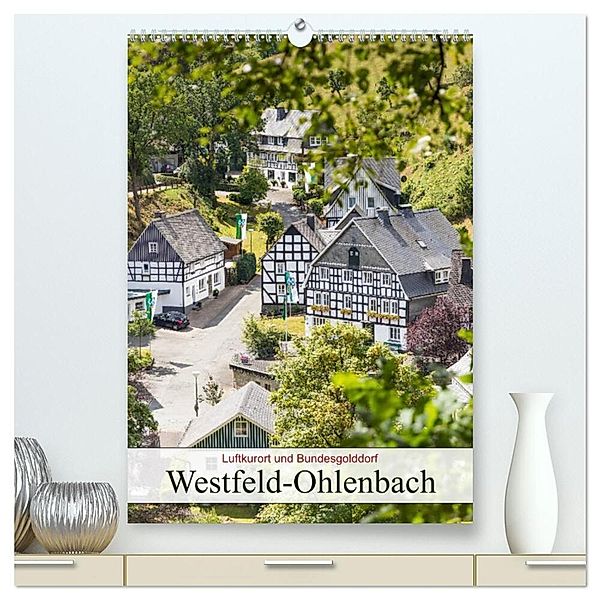 Luftkurort und Bundesgolddorf Westfeld-Ohlenbach (hochwertiger Premium Wandkalender 2024 DIN A2 hoch), Kunstdruck in Hochglanz, Heidi Bücker