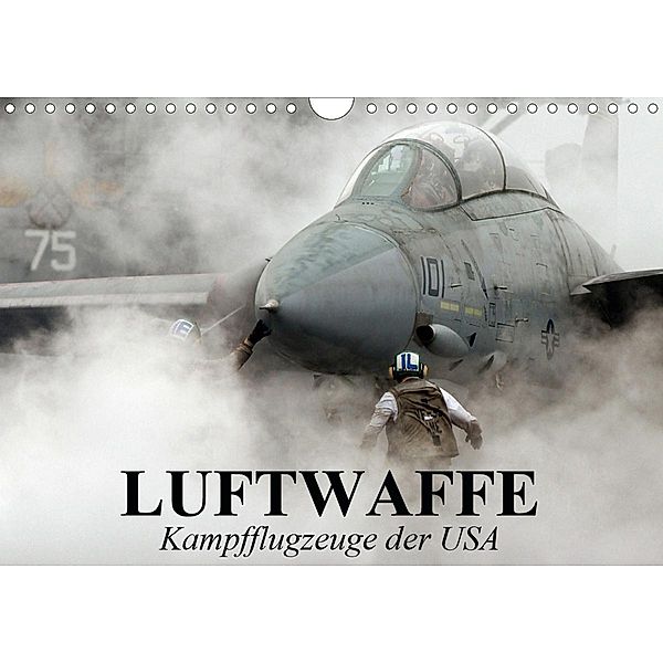 Luftwaffe. Kampfflugzeuge der USA (Wandkalender 2021 DIN A4 quer), Elisabeth Stanzer