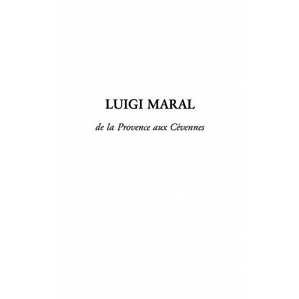 LUIGI MARAL, Annie Corbier