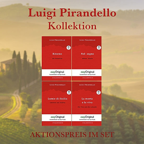 Luigi Pirandello Kollektion (Bücher + 4 Audio-CDs) - Lesemethode von Ilya Frank, m. 4 Audio-CD, m. 4 Audio, m. 4 Audio, 4 Teile, Luigi Pirandello